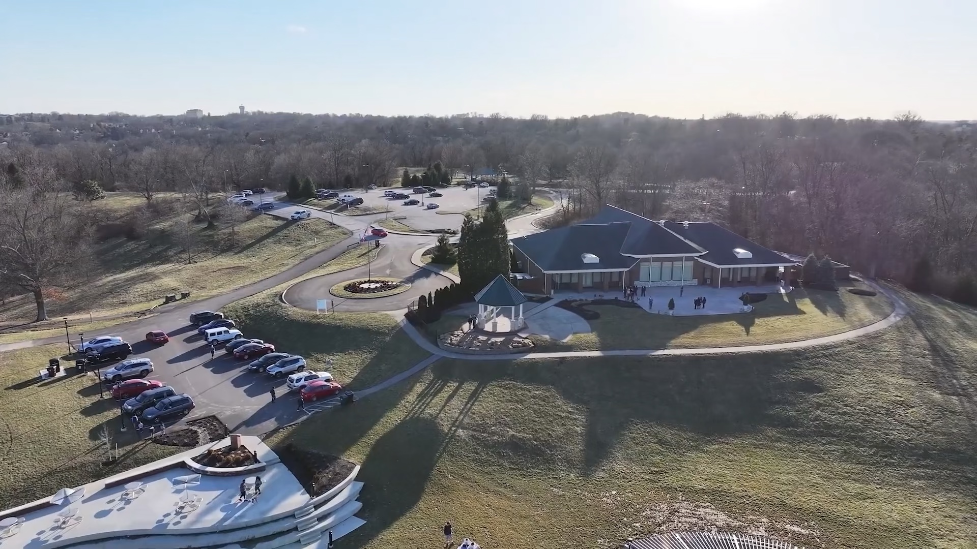 Lawrence & Associates office, aerial view